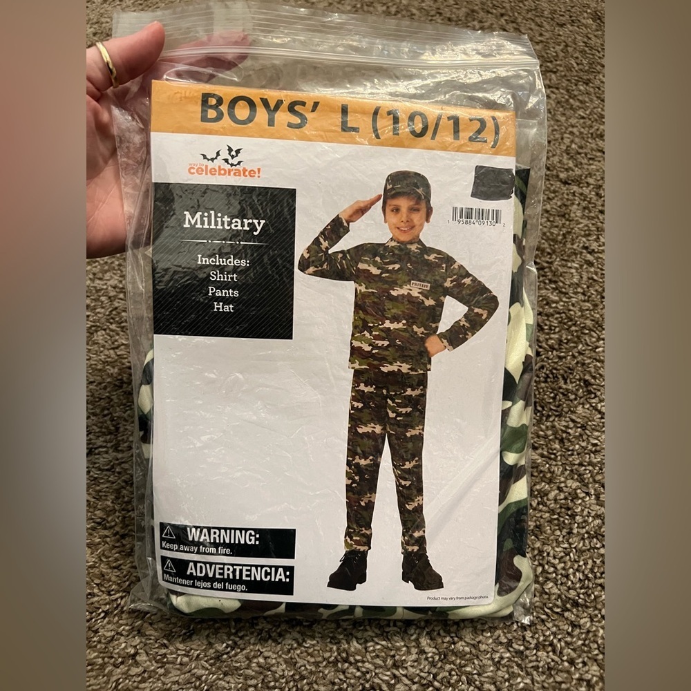 NEW Military Halloween Costume for Children, Boys - Picture 8 of 9